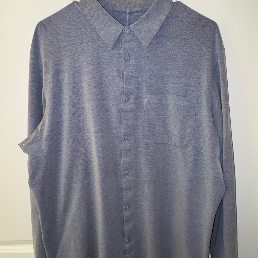 Men's Lululemon Long-Sleeve Button-Up Shirt